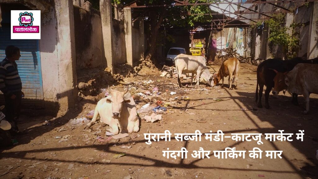 पुरानी सब्जी मंडी–काटजू मार्केट में गंदगी और पार्किंग की मार। सर्वे हुए कई, सुधार एक भी नहीं — रहवासी और व्यापारी परेशान। 1 44645